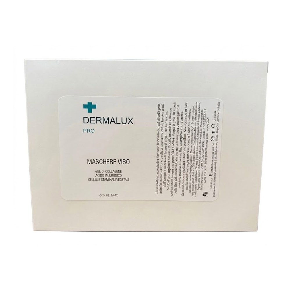 Dermalux Mascherine Collagene e Acido Ialuronico - 8 pz